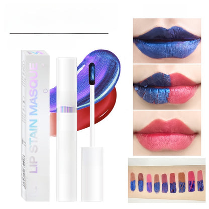 9-color tear-off matte dyed lip gloss