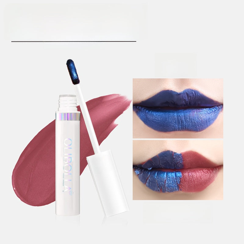 9-color tear-off matte dyed lip gloss