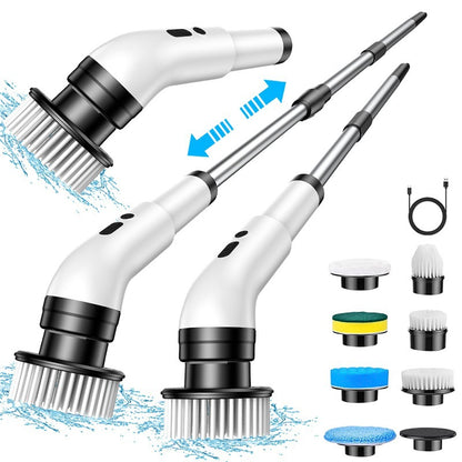 9-in-1 Electric Cleaning Brush Dry Wet Dual Use