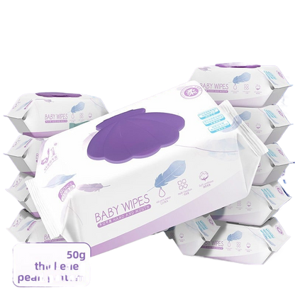 Thick Pearl Texture Baby Wet Wipes for Gentle Cleaning Uses