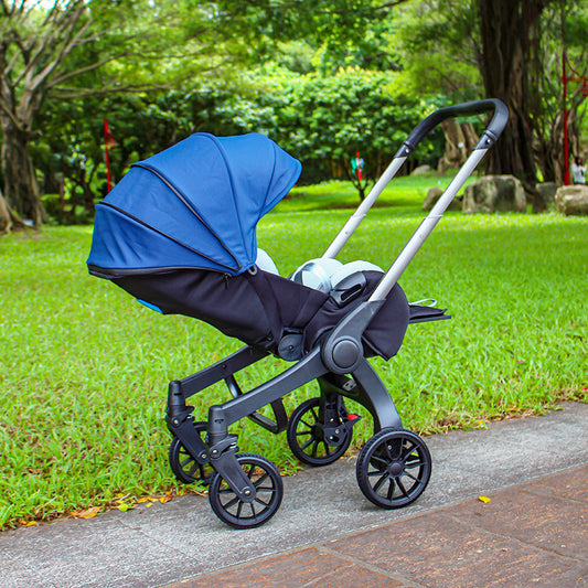 Baby Stroller with Car Seat for Safe Family Travel and Care