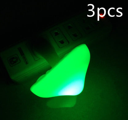 Buy LED Night Light Mushroom Lamp – Wall Socket Warm White Light