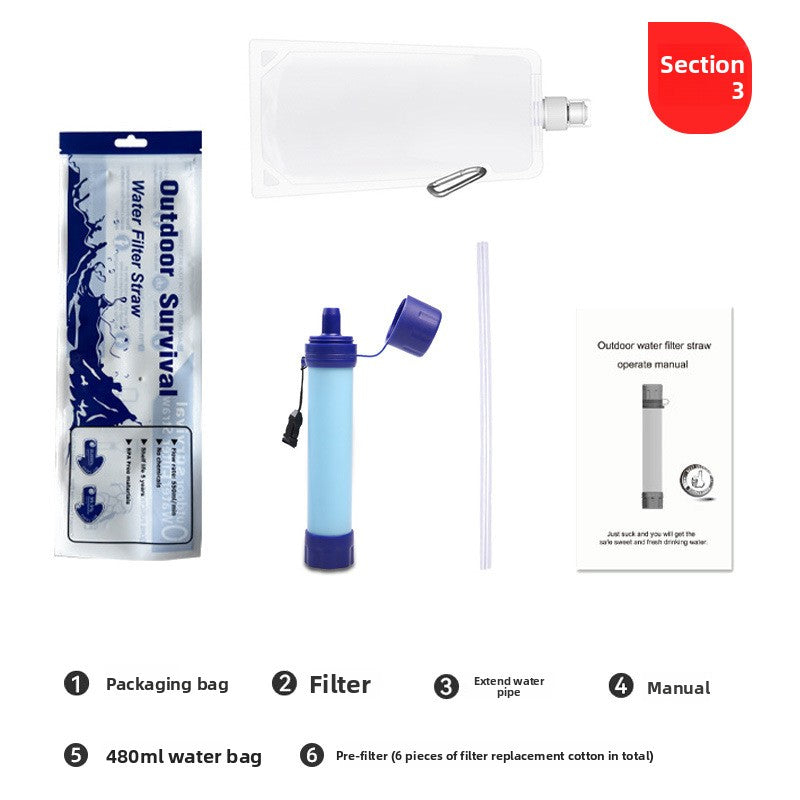 Lightweight Water Filter Straw for Clean Drinking Water