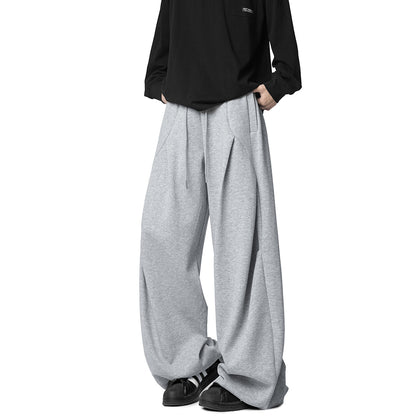Retro Wide Leg Sweatpants for Women Soft Lounge Daily Wear
