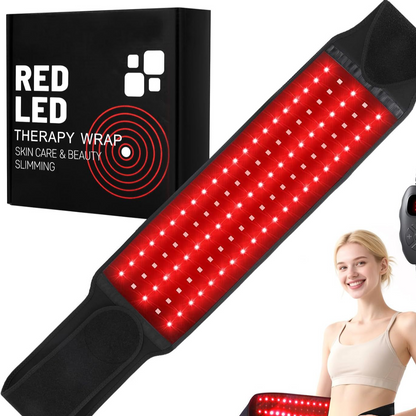 Red Infrared Therapy Belt for Back Support and Pain Relief