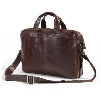 New Men’s Cowhide Briefcase Business Laptop & Computer Bag