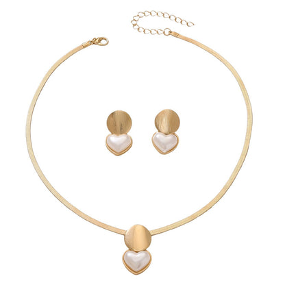 Buy Creative Heart-Shaped Round Pendant Necklace for Women
