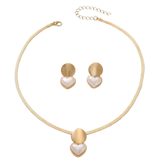 Buy Creative Heart-Shaped Round Pendant Necklace for Women