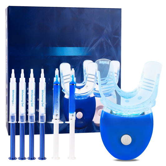 Professional Teeth Whitening Kit With LED Light Dental Care