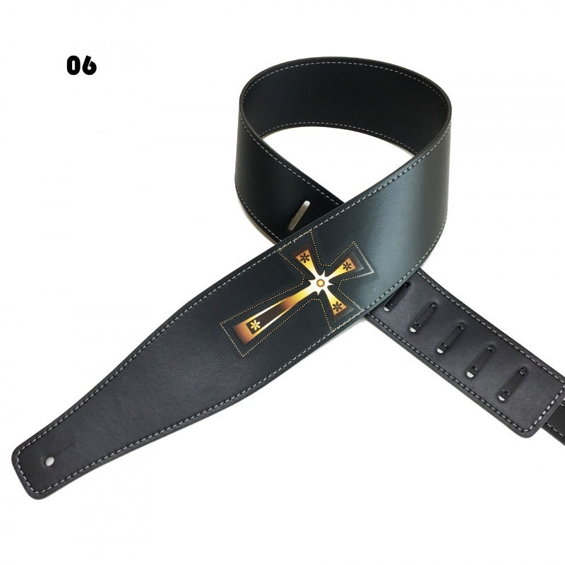 Buy Color Printing Folk Guitar Shoulder Strap Musical Accessory