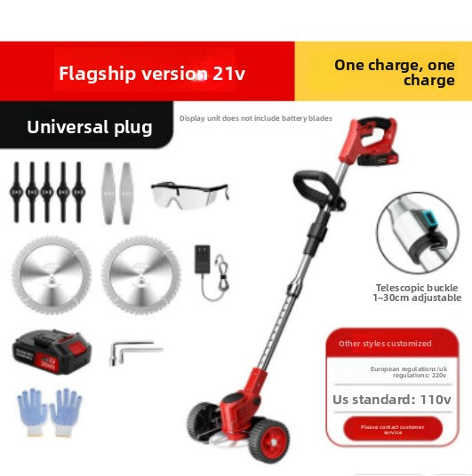 Cordless Lawn Mower with Lithium Battery for Home Yard Care