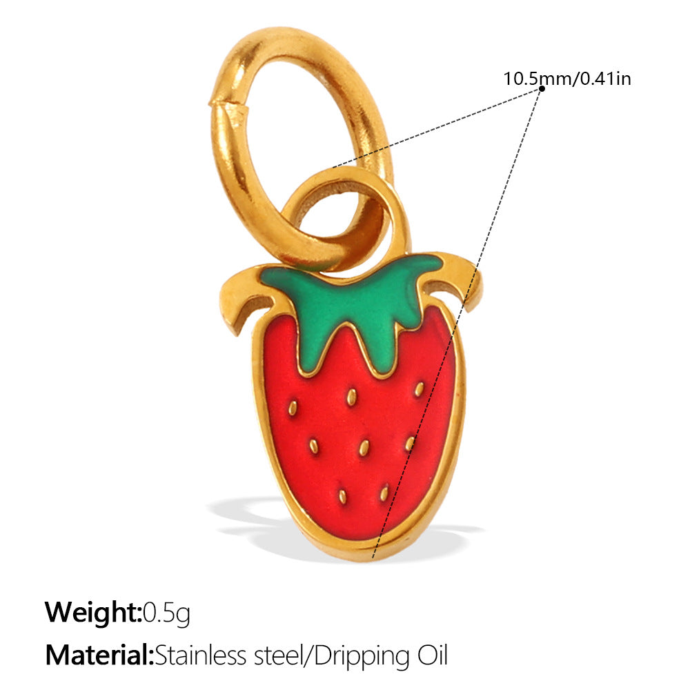 Colorful Drip-Oil Pendant Stylish Necklace Designed for Women