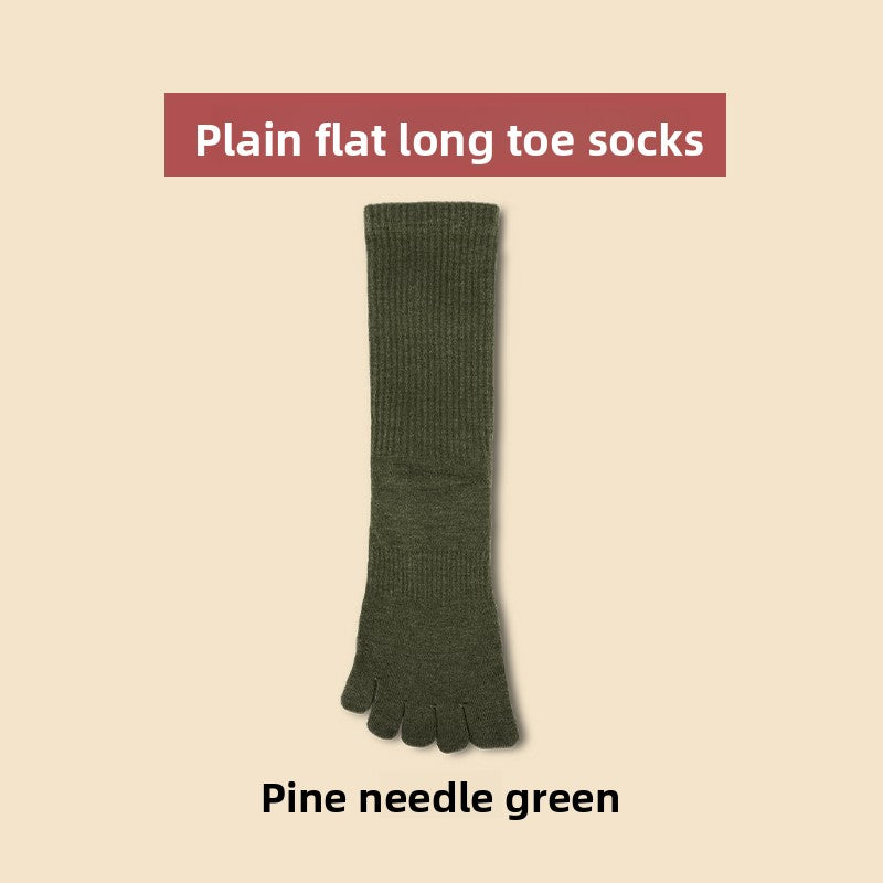 Merino Wool Five-Toe Breathable Socks for Outdoor Comfort