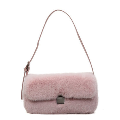 Buy Retro Armpit Shoulder Plush Bag Stylish Everyday Carry for Women