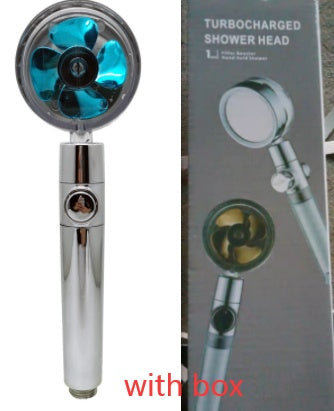 Buy Shower Head Water Saving – 360° Rotating ABS Rain Nozzle