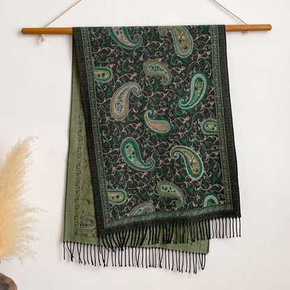 New Cashmere-look Scarf With Cashew Pattern for Women