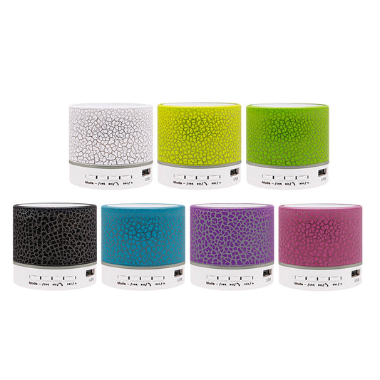 Mini Bluetooth Speaker with LED Light and Wireless Sound