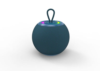 Portable Bluetooth Speaker with Fabric Design and RGB Light