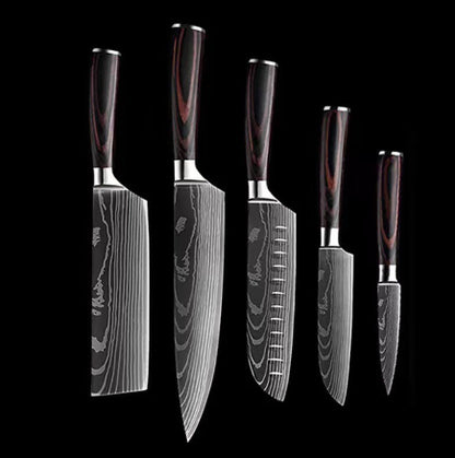 Chef Knives Kitchen Knives Cleaver and Slicing Knife Set