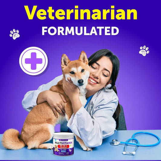 Dog Multivitamin Chewable – 20 in 1 Dog Vitamins Chews