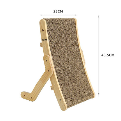 Buy Deformable Corrugated Cat Scratcher Bed With Replaceable Core