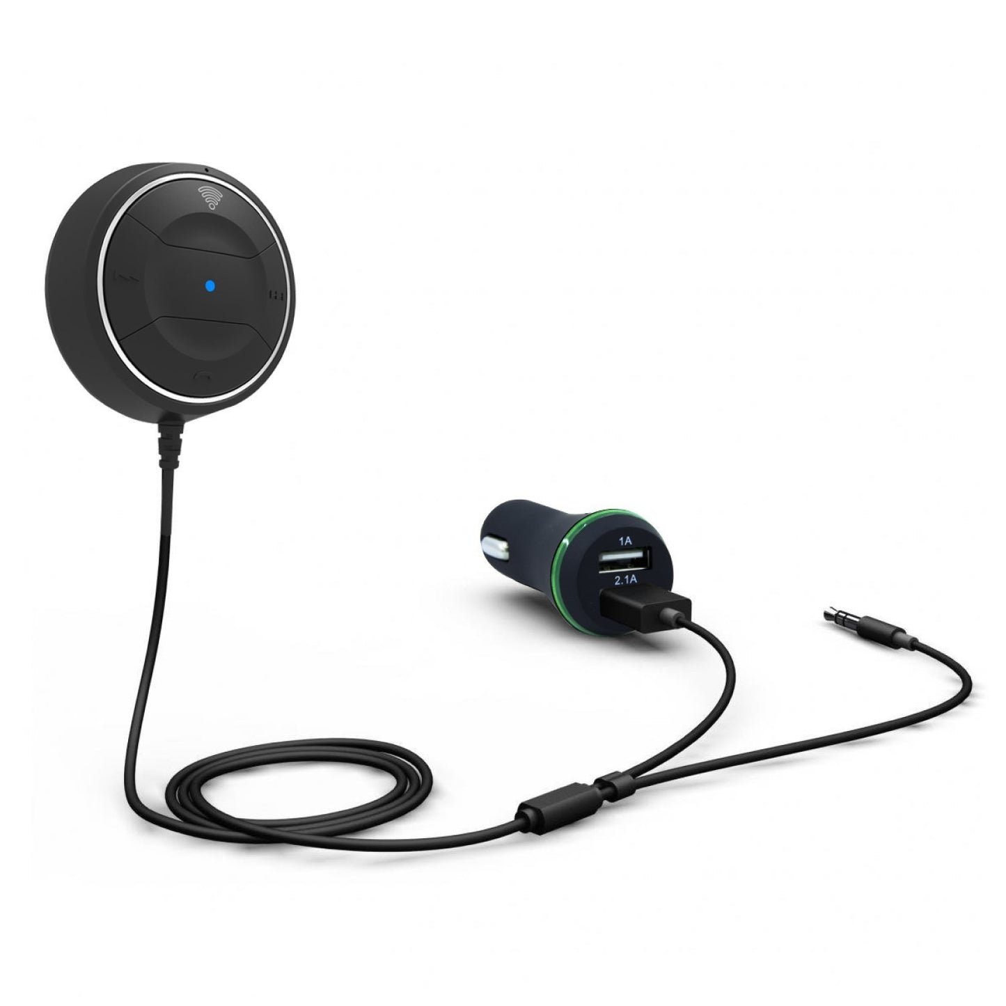Car Hands Free Phone Music Player with Bluetooth Audio