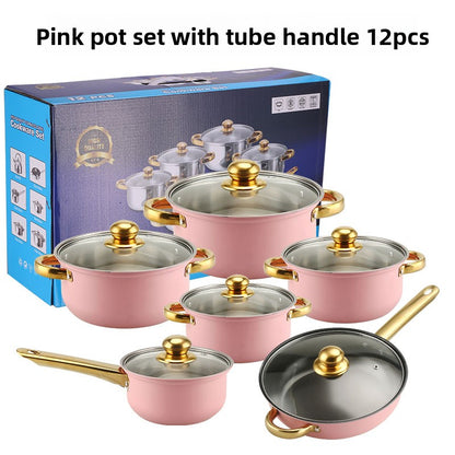 Premium Stainless Steel Cookware Kitchen Pots and Pans Set