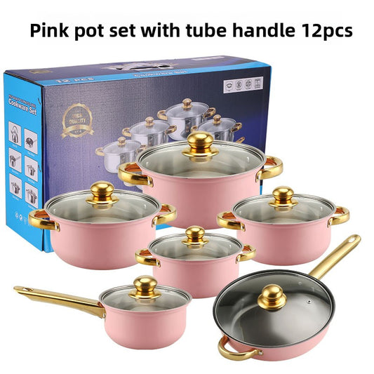 Premium Stainless Steel Cookware Kitchen Pots and Pans Set