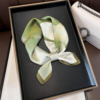 Buy Beige Silk Square Scarf for Women Versatile & Easy to Style