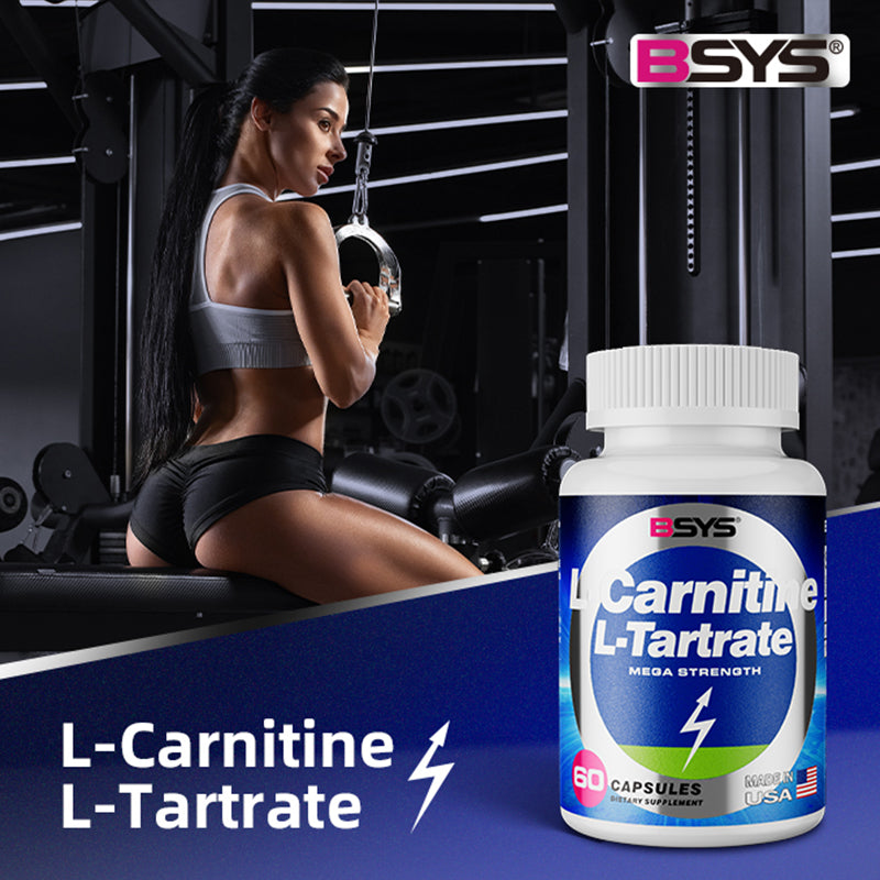 BSYS L-Carnitine L-Tartrate 60's for Exercise and Vitality