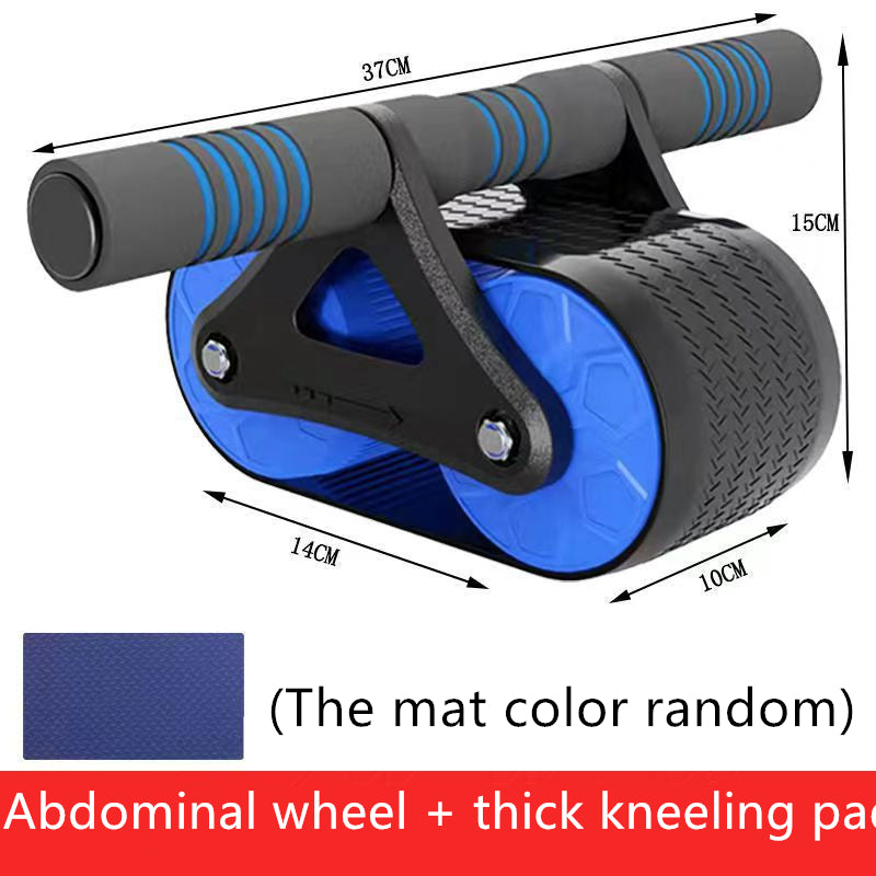 Buy Automatic Rebound Double Wheel Ab Roller for Men Women Gym