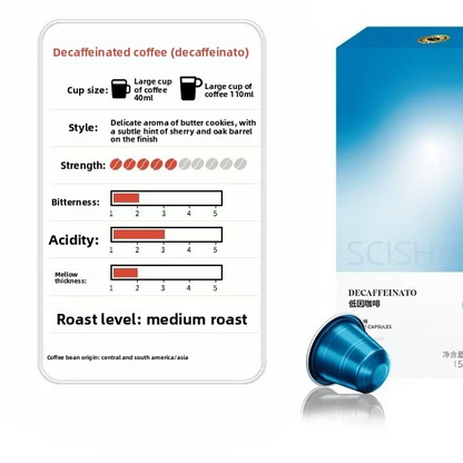 Swiss Imported Coffee Capsules for Nespresso Machines Pack