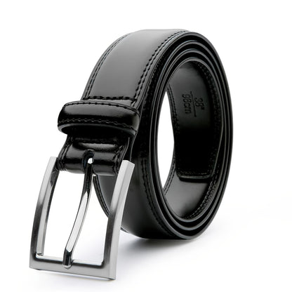 Buy Black 100cm Women’s Genuine Leather Dress Belt for Jeans