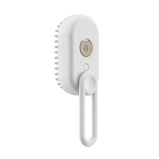 3-in-1 Electric Steam Pet Brush – Hair Removal & Massage Comb