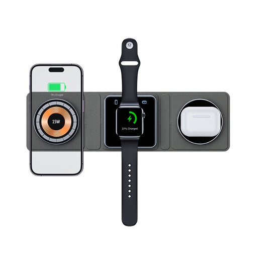 Buy 3 in 1 Magnetic Folding Wireless Charger for iPhone iWatch