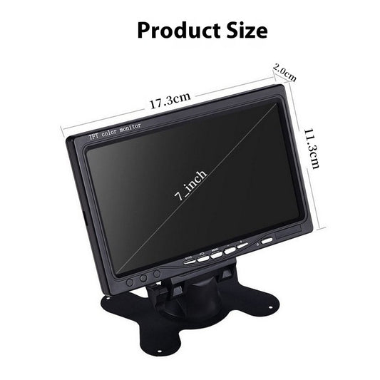 7 Inch Car Reversing Monitor Desktop Display for Parking