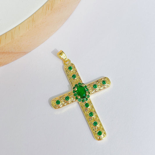 Buy Punk Retro Hip Hop Personalized Cross Pendant Necklace