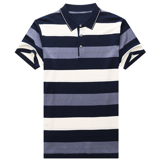Men's Short Sleeved T Shirts For Middle Aged And Elderly People