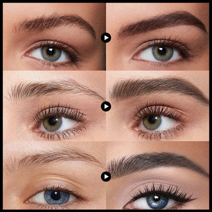 Waterproof Sweat-Proof Eyebrow Pencil with 3D Triangle Design