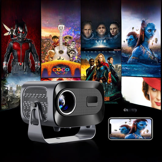 A10 Mini Portable Projector with Electric Focus and WiFi for Streaming Global Swanky 02