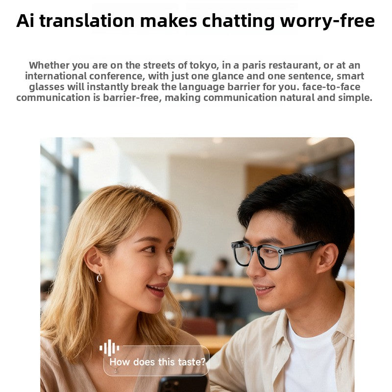 AI Smart Translation Glasses with Camera and Voice Support  global-swanky 2