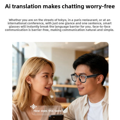 AI Smart Translation Glasses with Camera and Voice Support  global-swanky 2