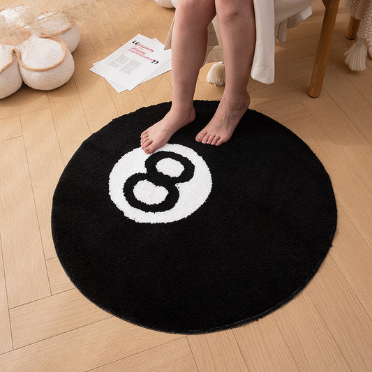 Absorbent Polyester Bath Mat with Geometric Design Global swanky 1