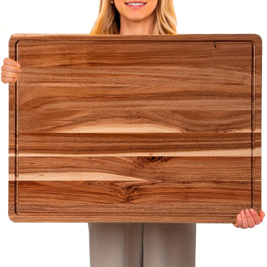 Acacia Wood Kitchen Cutting Board Global swanky 2