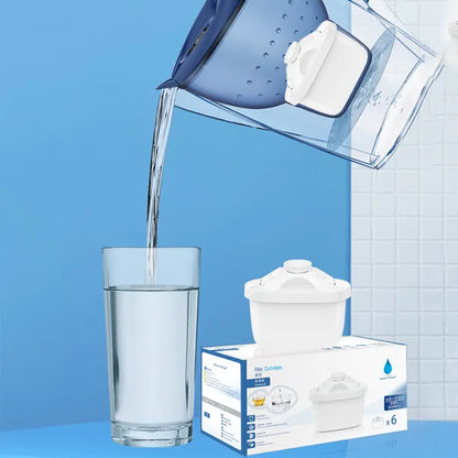 Activated Carbon Water Filter Pitcher Cartridges for Kitchen globalswanky 02