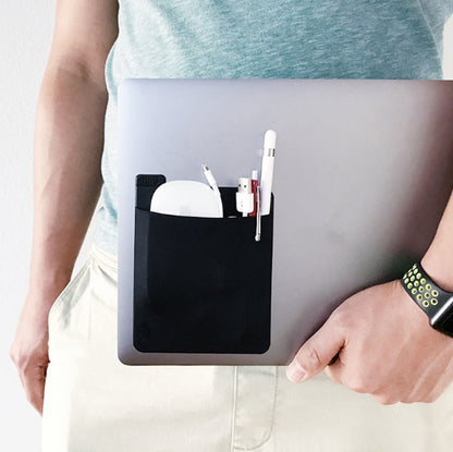 Adhesive Laptop Back Organizer Bag Convenient for Notebooks globalswanky 02