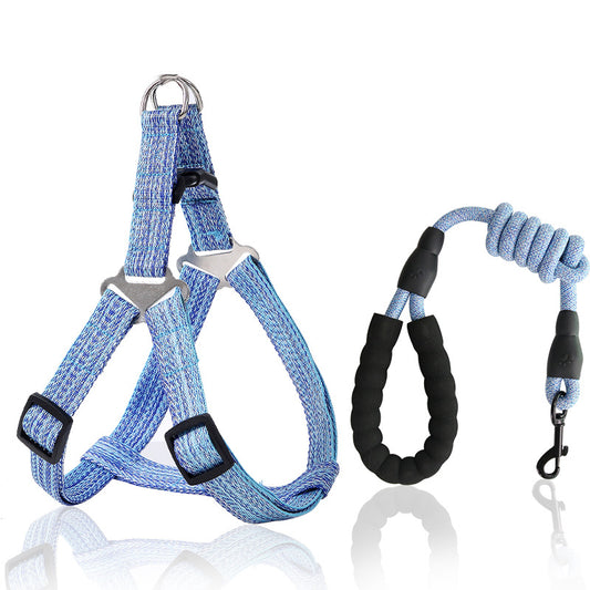 Adjustable Dog Harness Leash with Anti-Pull Comfort Fit Now globalswanky 01