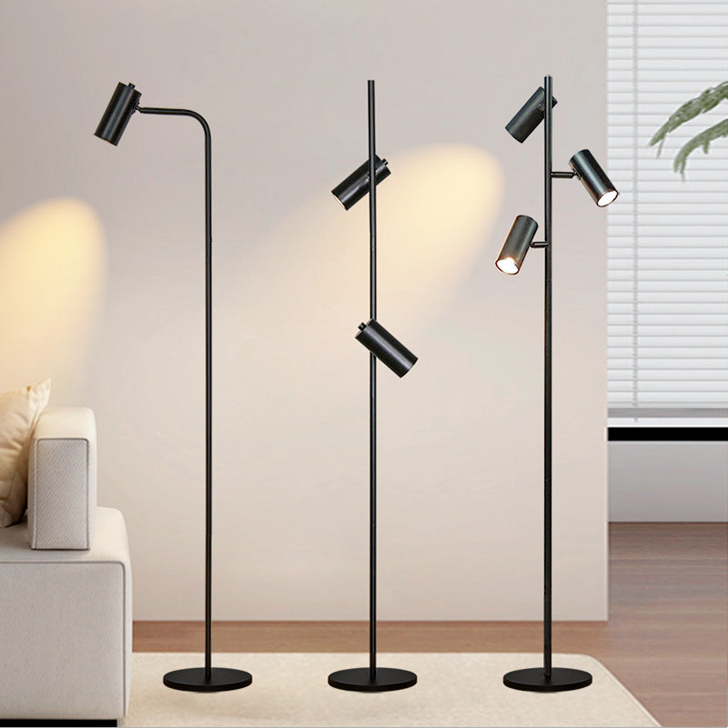  Adjustable Floor Lamp with Three-Head Three-Color Lighting global-swanky 1