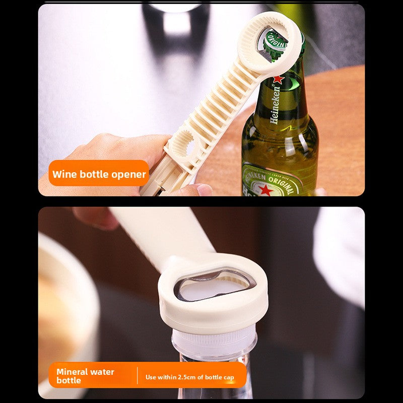 Adjustable Manual Can Opener with Extended Handle Opener Global Swanky 3