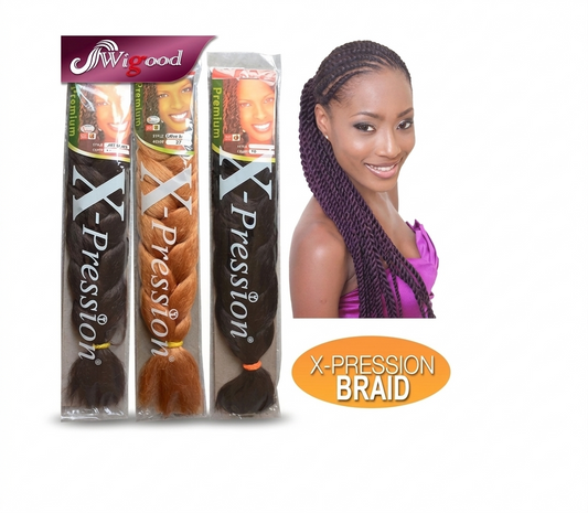  African Chemical Fiber Xpression Braid Black Mixed Color Wig
global-swanky 1